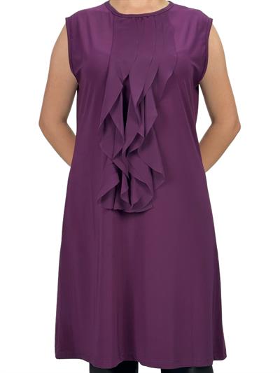 Kolsuz Volanlı İçlik Mor OTW8823