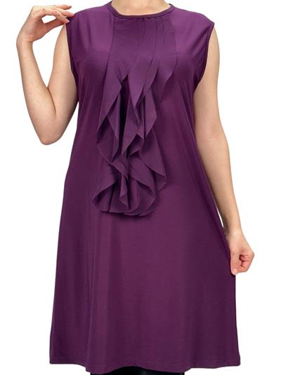 Kolsuz Volanlı İçlik Mor OTW8823