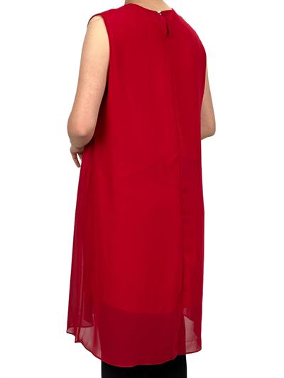 Komple Şifon Kolsuz İçlik Kırmızı OTW895