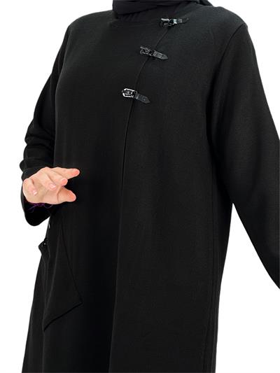 Kopça Detaylı Kap Siyah OTW2648