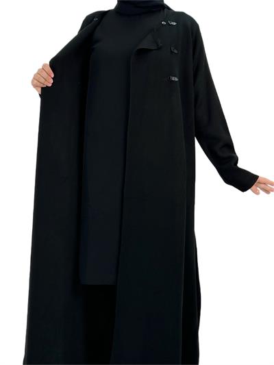 Kopça Detaylı Kap Siyah OTW2648