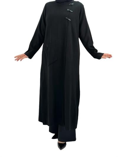 Kopça Detaylı Kap Siyah OTW2648