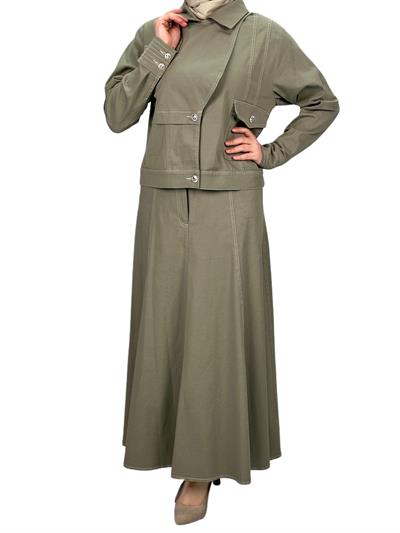 Kot Etekli Takım Haki OTW2292