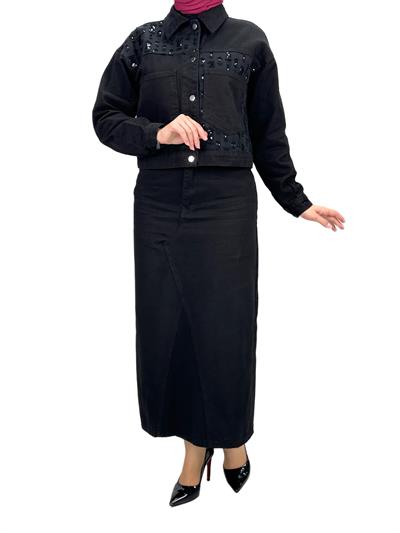 Kot Etekli Takım Siyah OTW2021