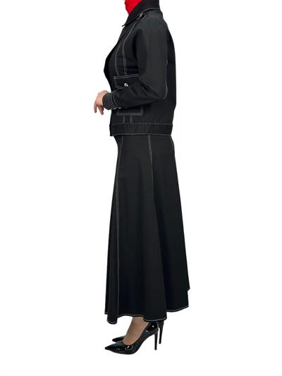 Kot Etekli Takım Siyah OTW2292