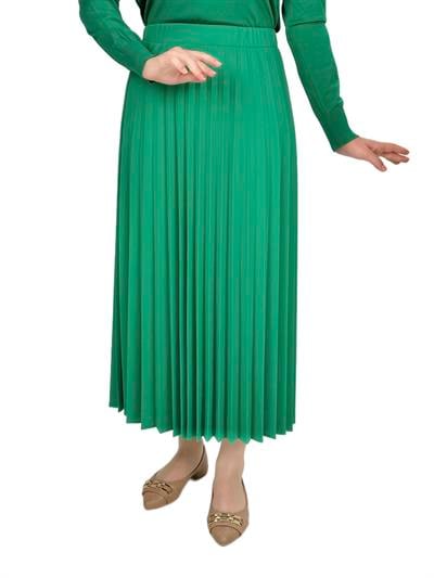 Krep Kumaş Etek Yeşil OTW8413