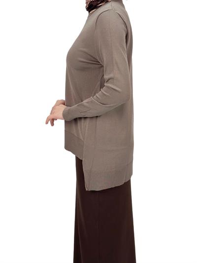 Merserize Triko Bluz Vizon OTW1666