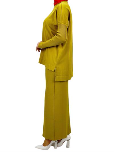 Merserize Triko Etekli Takım Hardal OTW0224