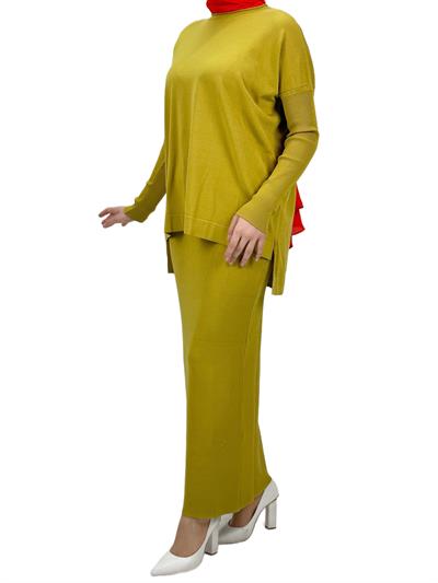 Merserize Triko Etekli Takım Hardal OTW0224