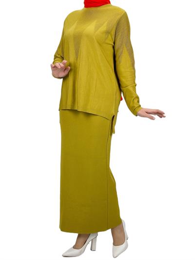 Merserize Triko Etekli Takım Hardal OTW0324