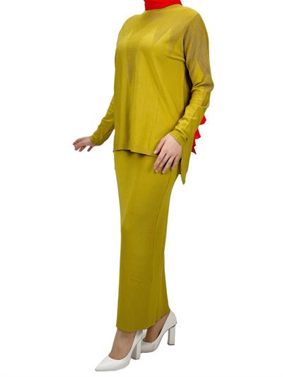 Merserize Triko Etekli Takım Hardal OTW0324