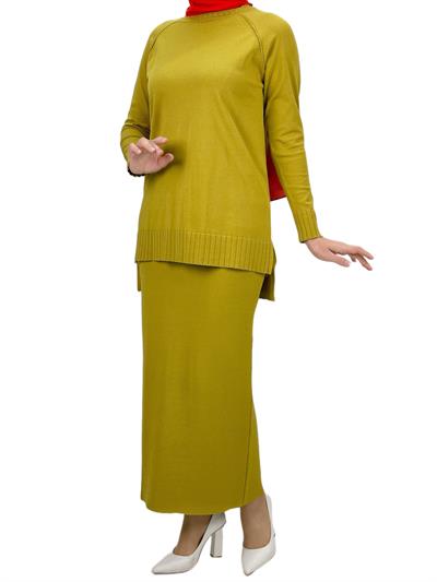 Merserize Triko Etekli Takım Hardal OTW0424