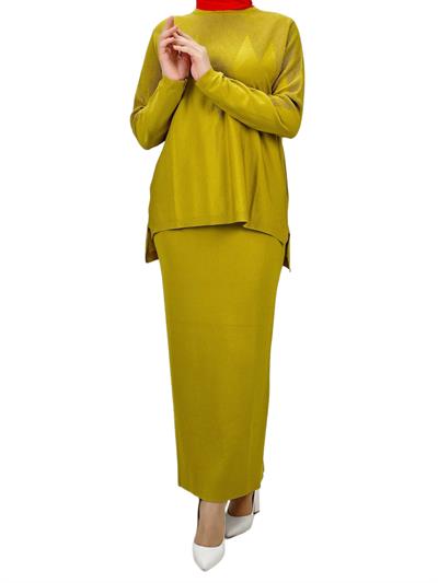 Merserize Triko Etekli Takım Hardal OTW0324