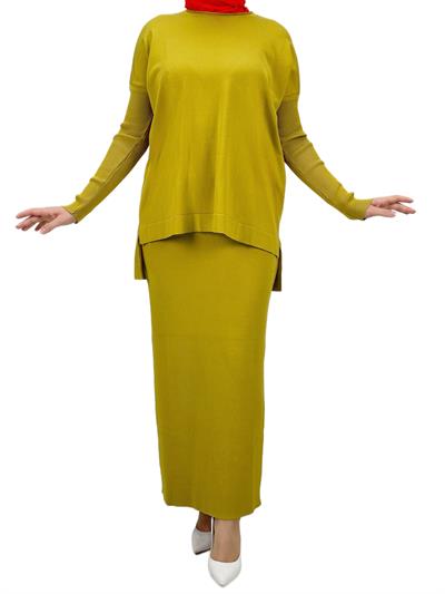 Merserize Triko Etekli Takım Hardal OTW0224