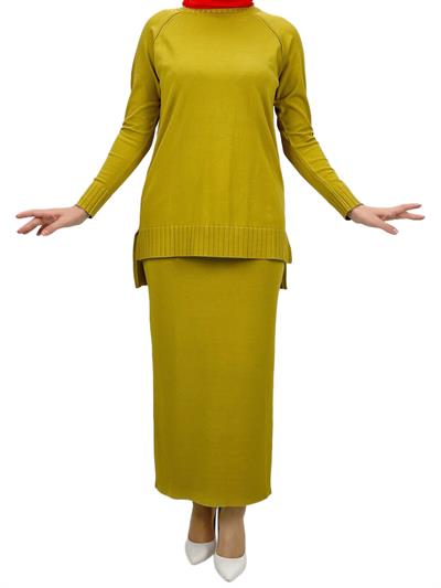 Merserize Triko Etekli Takım Hardal OTW0424