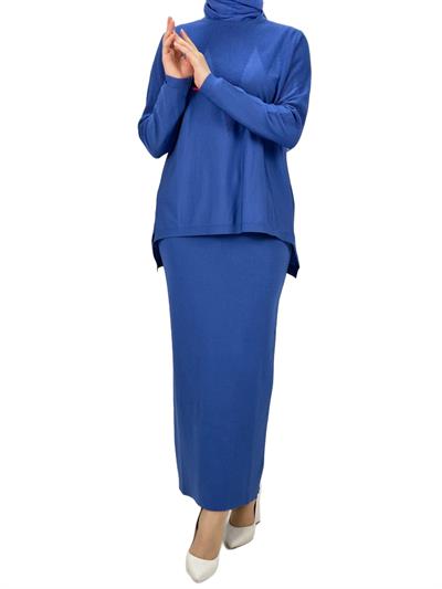 Merserize Triko Etekli Takım Saks OTW0324