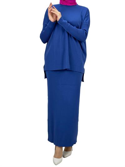 Merserize Triko Etekli Takım Saks OTW0224