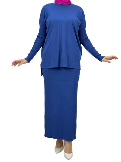 Merserize Triko Etekli Takım Saks OTW0224