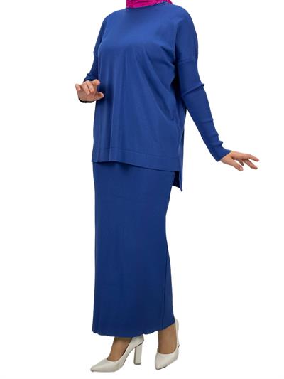 Merserize Triko Etekli Takım Saks OTW0224