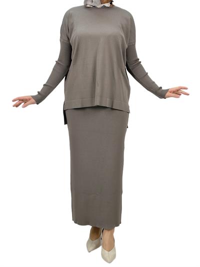 Merserize Triko Etekli Takım Vizon OTW0224