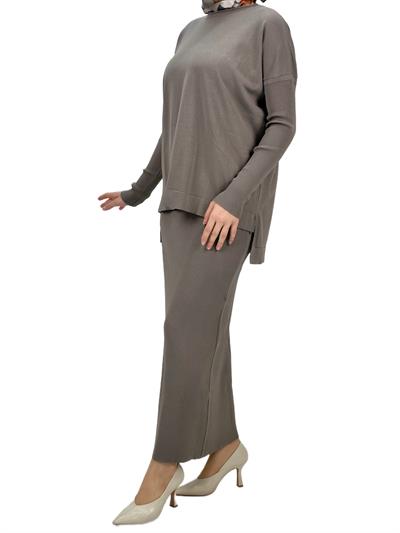 Merserize Triko Etekli Takım Vizon OTW0224