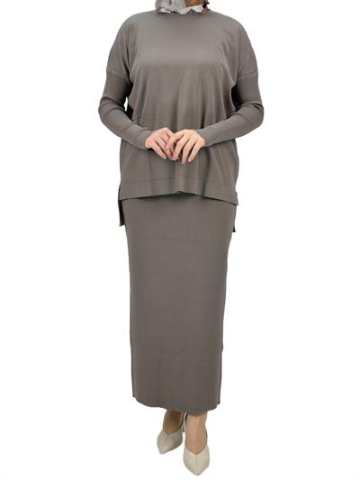 Merserize Triko Etekli Takım Vizon OTW0224