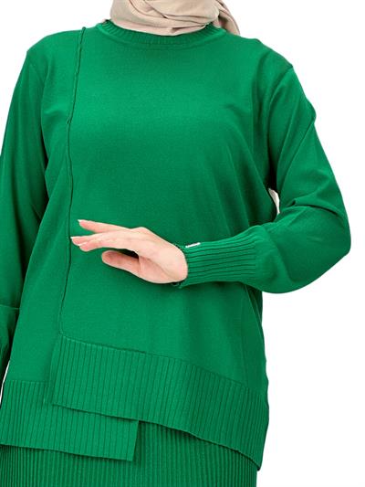 Merserize Triko Etekli Takım Yeşil OTW136