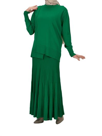 Merserize Triko Etekli Takım Yeşil OTW136