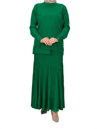 Merserize Triko Etekli Takım Yeşil OTW136