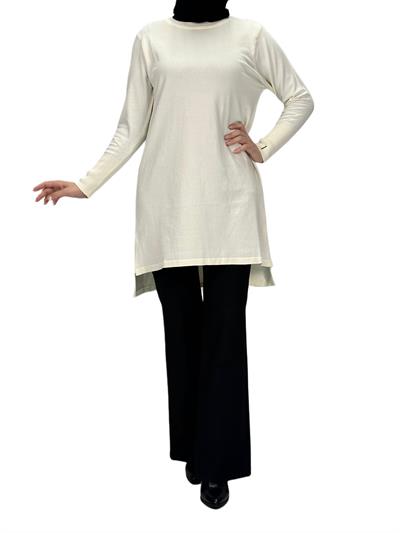 Merserize Triko Tunik Ekru OTW121