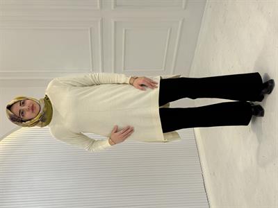 Merserize Triko Tunik Ekru OTW123