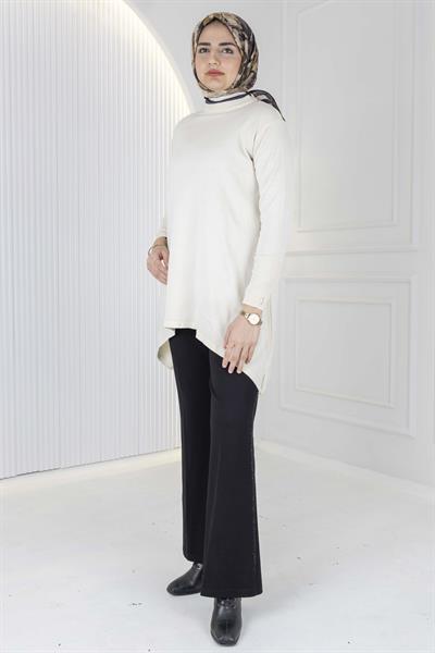 Merserize Triko Tunik Ekru OTW884