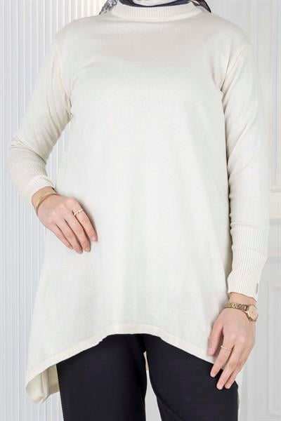Merserize Triko Tunik Ekru OTW884