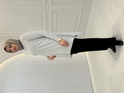 Merserize Triko Tunik Gri OTW123