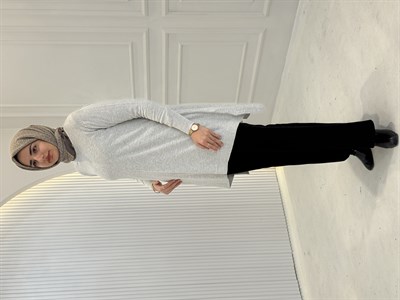 Merserize Triko Tunik Gri OTW123