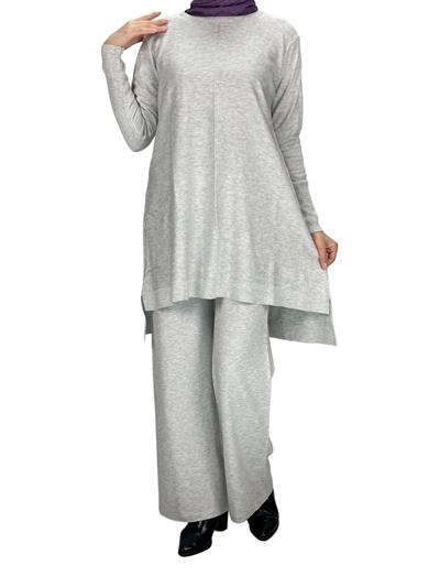 Merserize Triko Tunik Gri OTW123