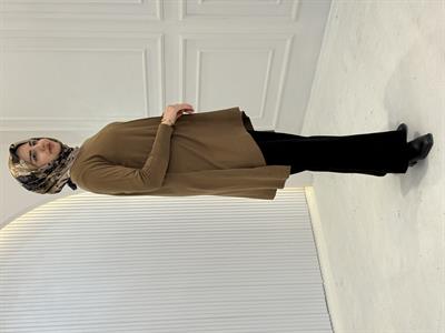 Merserize Triko Tunik Kahve OTW123