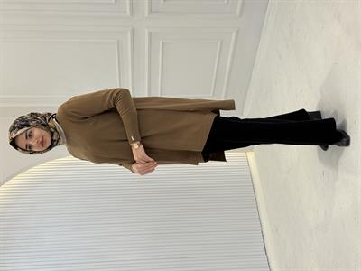 Merserize Triko Tunik Kahve OTW123