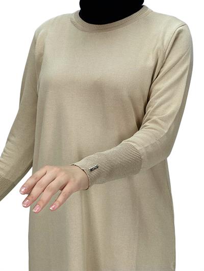 Merserize Triko Tunik Krem OTW121