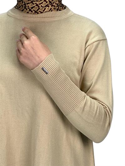 Merserize Triko Tunik Krem OTW884