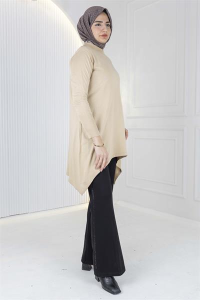 Merserize Triko Tunik Krem OTW884