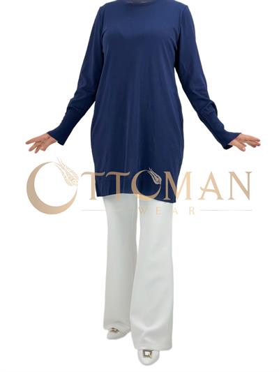 Merserize Triko Tunik Lacivert OTW2800