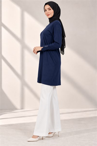 Merserize Triko Tunik Lacivert OTW2800