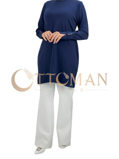 Merserize Triko Tunik Lacivert OTW2800