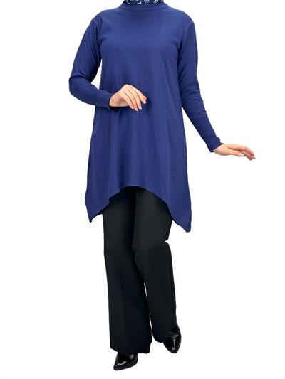 Merserize Triko Tunik Lacivert OTW884