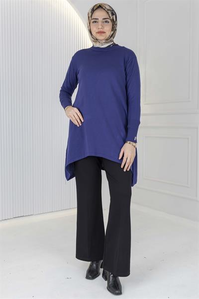 Merserize Triko Tunik Lacivert OTW884