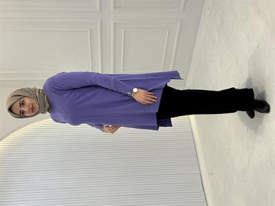 Merserize Triko Tunik Mor OTW123