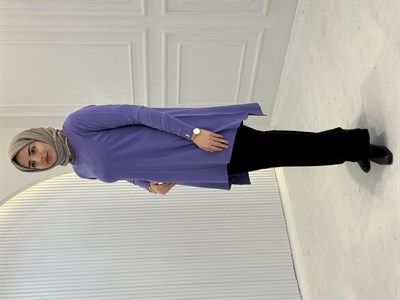 Merserize Triko Tunik Mor OTW123