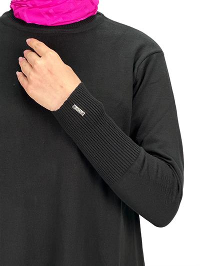 Merserize Triko Tunik Siyah OTW884