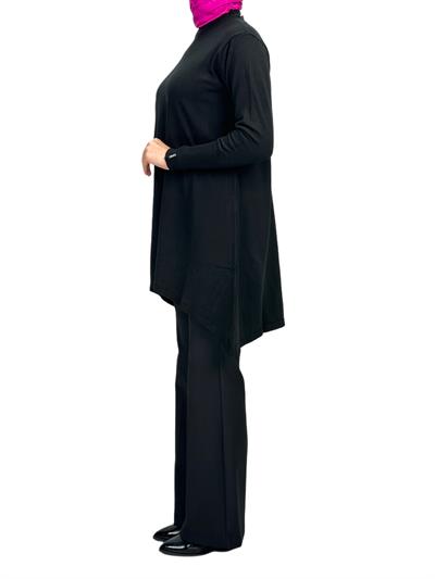 Merserize Triko Tunik Siyah OTW884